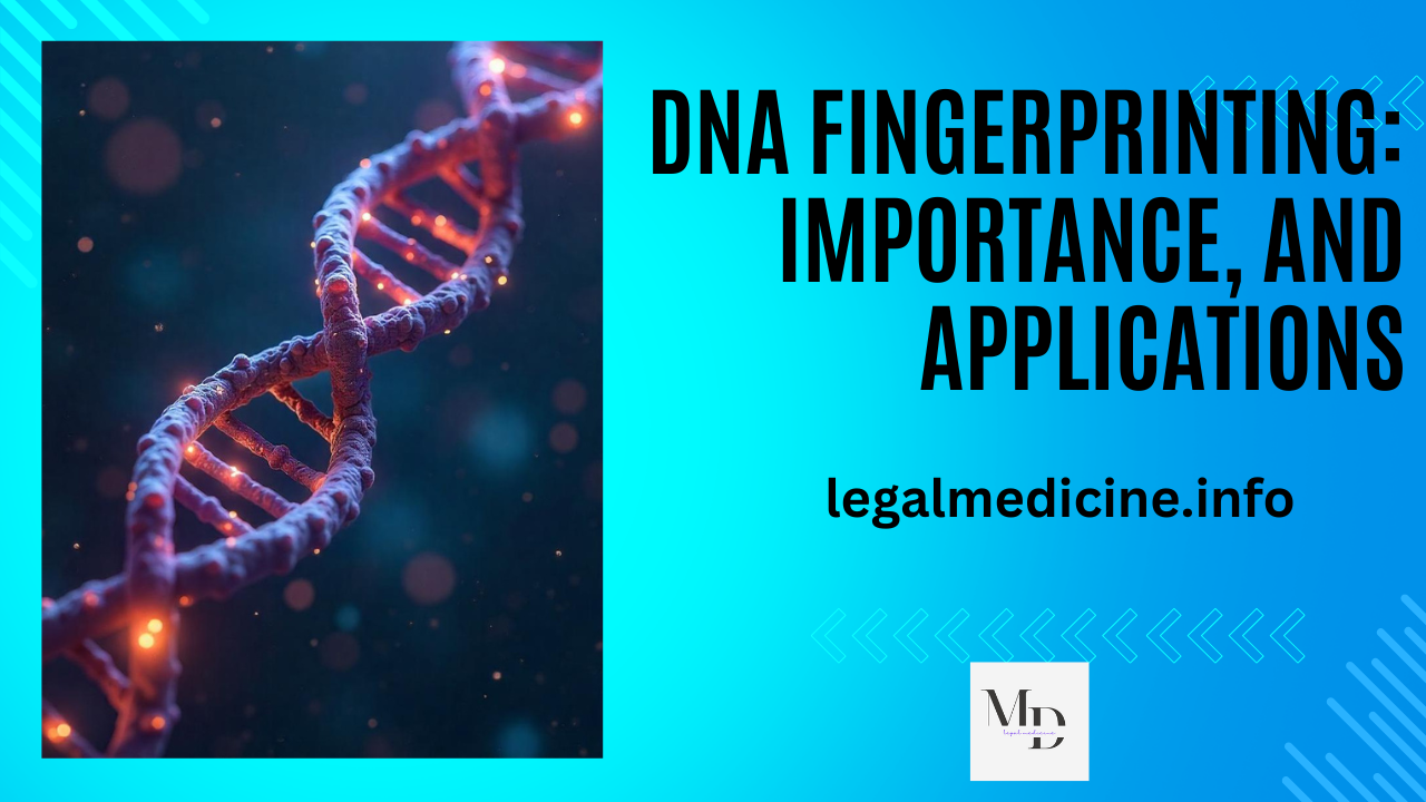 DNA Fingerprinting:Importance, and Applications - LegalMedicine.Info
